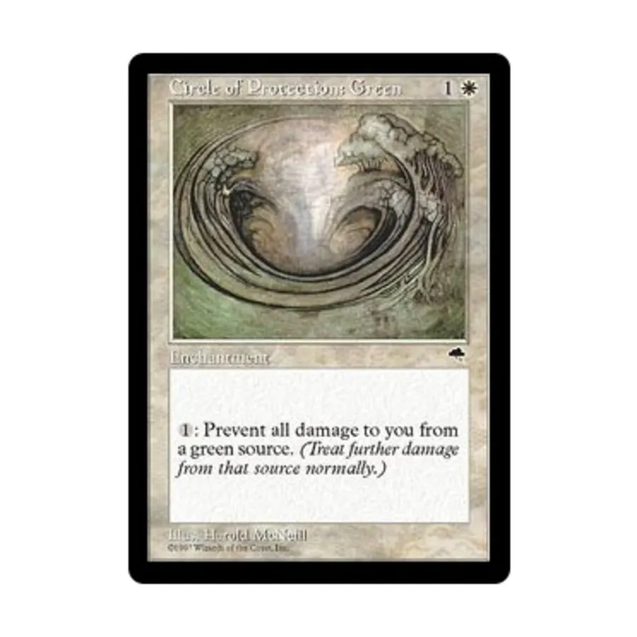 CCG Круг защиты: Зеленый (С), MTG - Tempest 
CCG Круг защиты: Зеленый (С), MTG - Tempest
