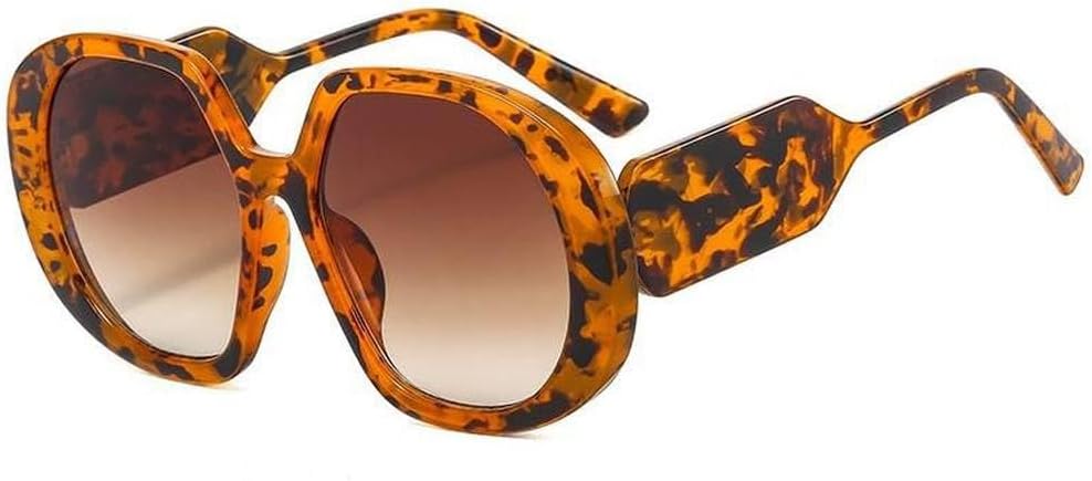 Большие солнцезащитные очки в винтажном стиле для женщин, круглые солнцезащитные очки красного цвета с защитой от УФ-излучения UV400, роскошные очки для мужчин и женщин TVTBBVV, Leopard
Большие солнцезащитные очки в винтажном стиле для женщин, круглые солнцезащитные очки красного цвета с защитой от УФ-излучения UV400, роскошные очки для мужчин и женщин TVTBBVV, Leopard