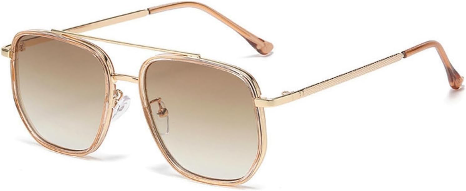 Солнцезащитные очки Willochra Retro Pilot для женщин и мужчин, увеличенного размера, с двойной металлической перемычкой, модные квадратные, черные с градиентным переходом, C4
Солнцезащитные очки Willochra Retro Pilot для женщин и мужчин, увеличенного размера, с двойной металлической перемычкой, модные квадратные, черные с градиентным переходом, C4