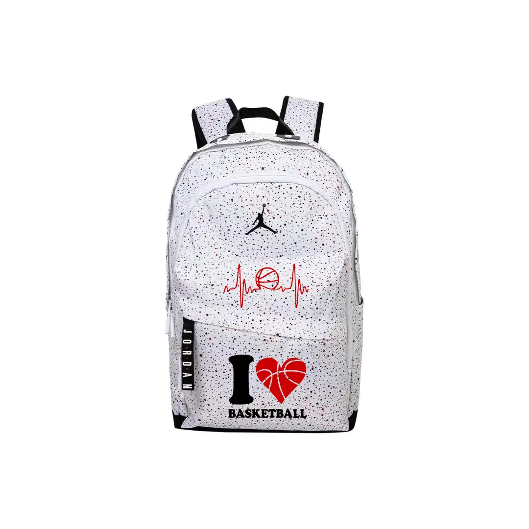 Jordan Полиэстеровый рюкзак унисекс белый, I Love Basketball
Jordan Полиэстеровый рюкзак унисекс белый, I Love Basketball