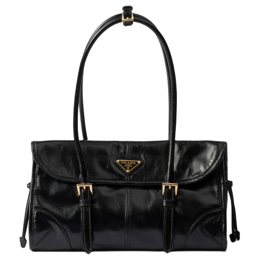 PRADA Кожаная сумка через плечо среднего размера для женщин, black
PRADA Кожаная сумка через плечо среднего размера для женщин, black