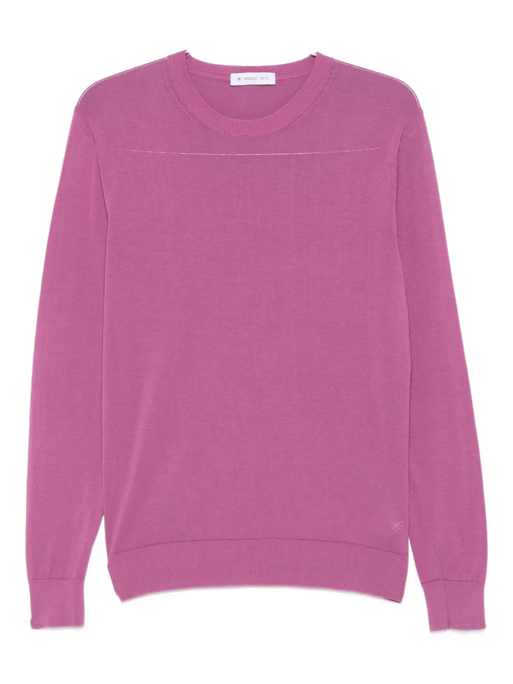 Свитер с круглым вырезом Manuel Ritz, фиолетовый 
Свитер с круглым вырезом Manuel Ritz, фиолетовый