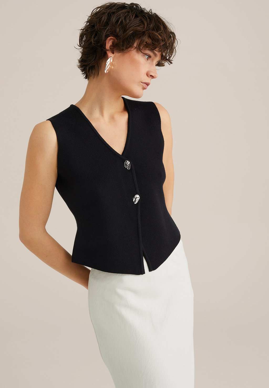 Жилет WE Fashion, черный
Жилет WE Fashion, черный