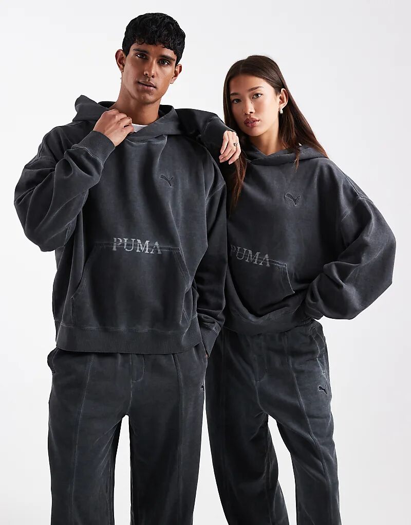 Толстовка Puma с выцветшим графическим принтом свободного кроя в темно-сером цвете
Толстовка Puma с выцветшим графическим принтом свободного кроя в темно-сером цвете