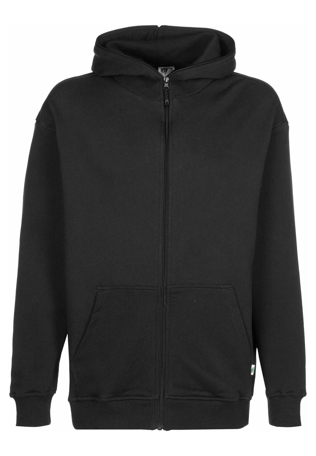 Толстовка на молнии ORGANIC FULL ZIP HOODIE Urban Classics, черный 
Толстовка на молнии ORGANIC FULL ZIP HOODIE Urban Classics, черный