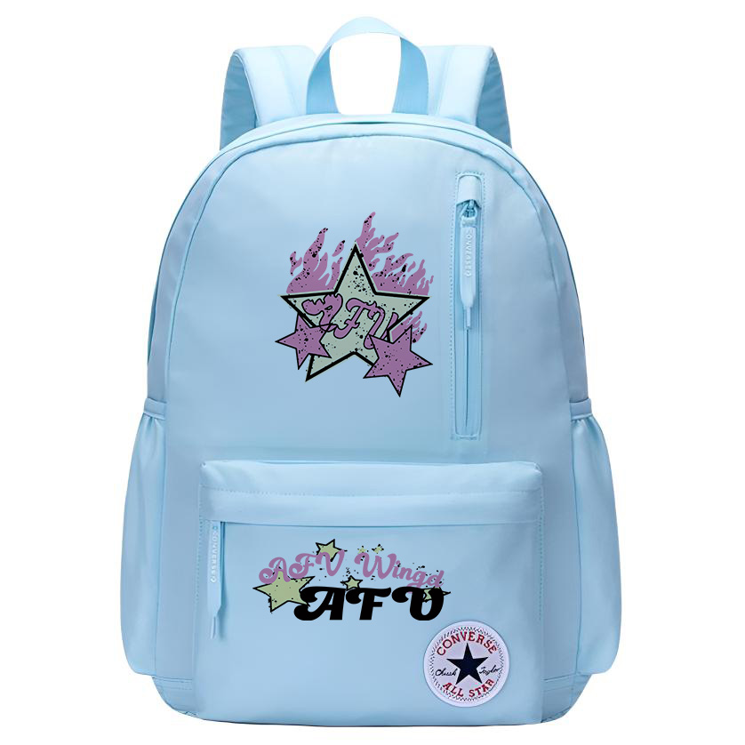 Converse Полиэстеровый рюкзак женский светло-голубой, Flame Stars
Converse Полиэстеровый рюкзак женский светло-голубой, Flame Stars
