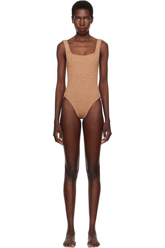 Купальник с квадратным вырезом Hunza G, цвет metallic cocao
Купальник с квадратным вырезом Hunza G, цвет metallic cocao