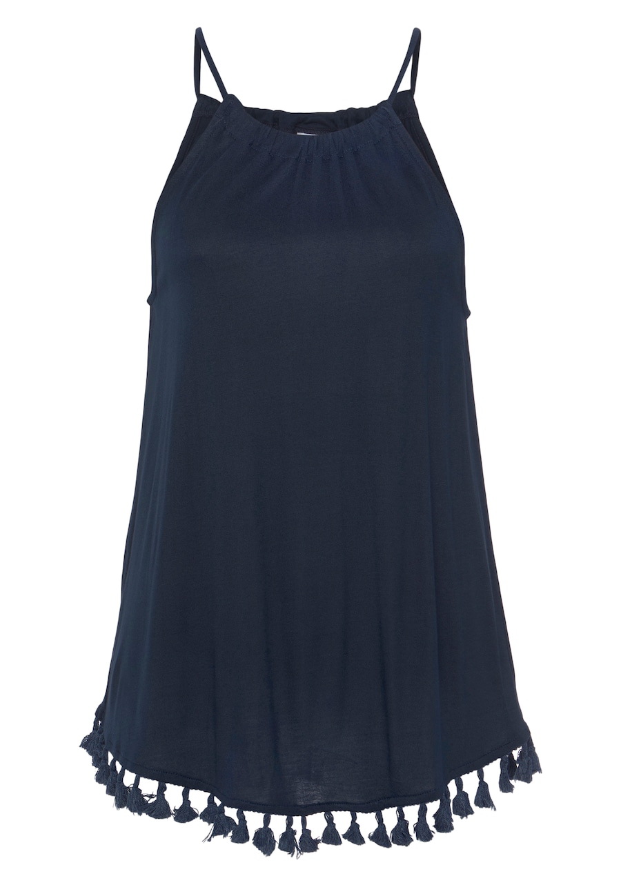 Топ LASCANA, темно-синий
Топ LASCANA, темно-синий