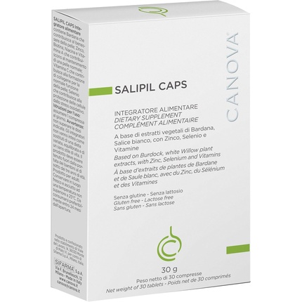 Sifarma Div Salipil Caps 30 Tablets Новая упаковка Canova
Sifarma Div Salipil Caps 30 Tablets Новая упаковка Canova