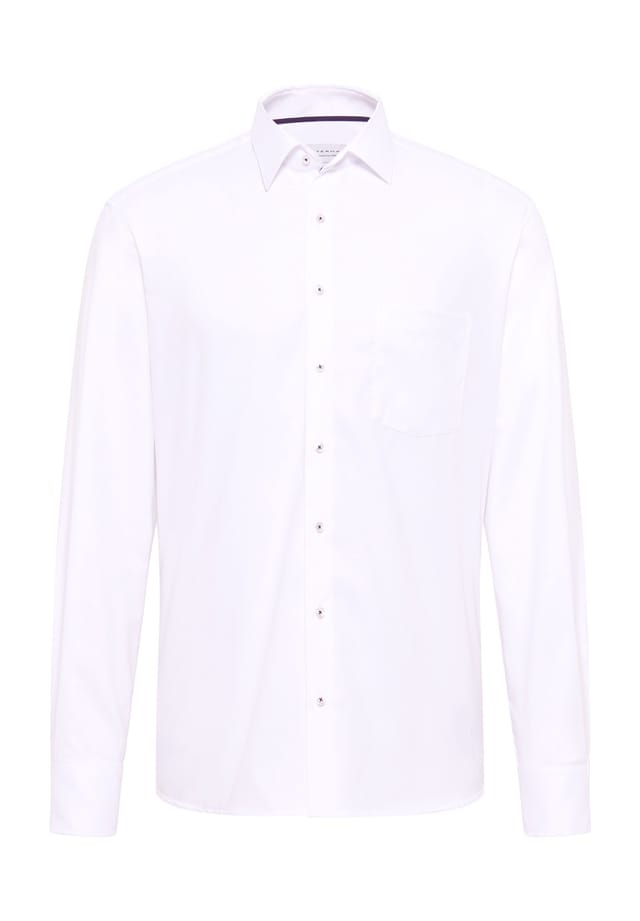 Структурированная рубашка современного кроя Eterna, белый
Структурированная рубашка современного кроя Eterna, белый