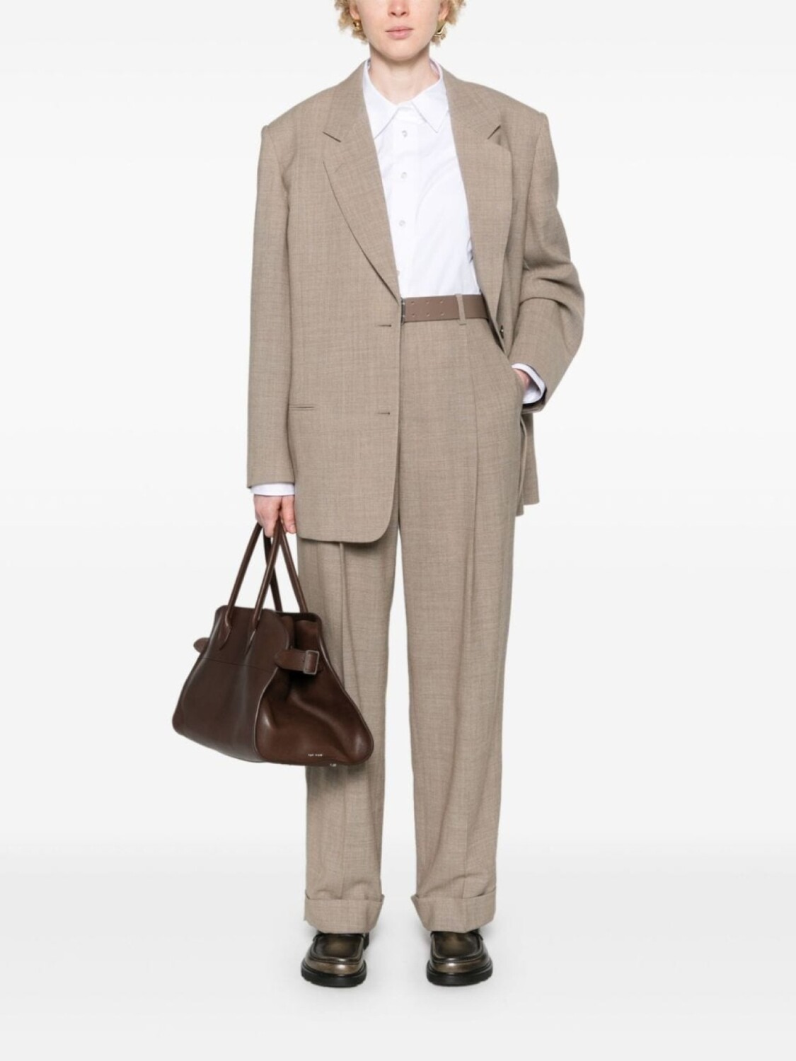 The Row брюки Tor строгого кроя с завышенной талией, нейтральный цвет
The Row брюки Tor строгого кроя с завышенной талией, нейтральный цвет