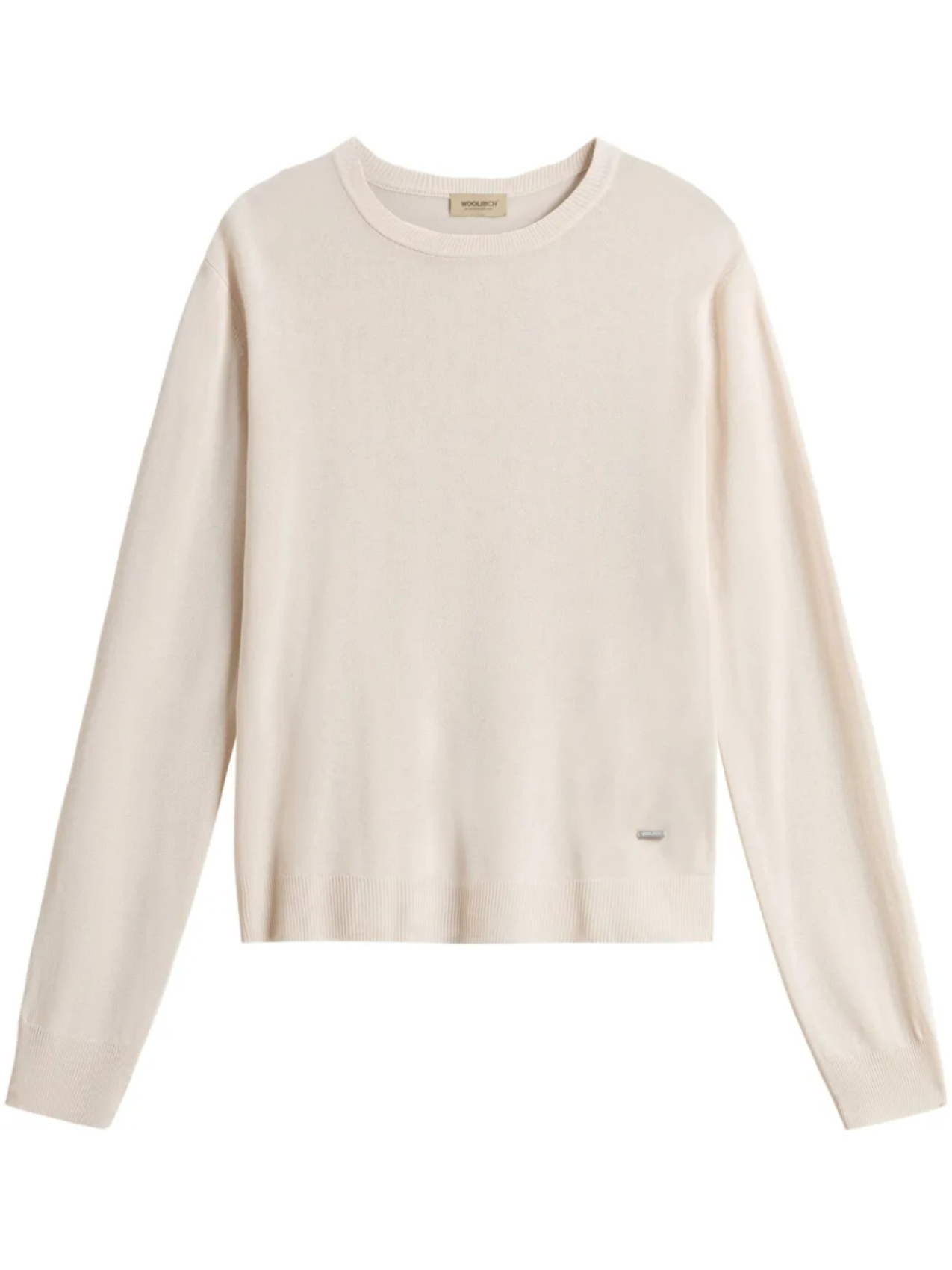 Прозрачный свитер Woolrich с круглым вырезом, белый
Прозрачный свитер Woolrich с круглым вырезом, белый