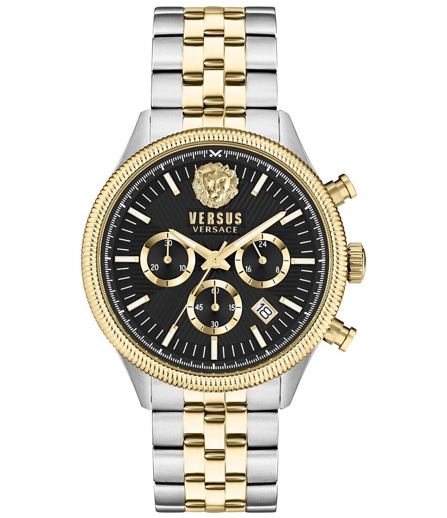 Versace Versus Versace Мужские часы Colonne Chronograph, двухцветные часы из нержавеющей стали с черным браслетом, золотой
Versace Versus Versace Мужские часы Colonne Chronograph, двухцветные часы из нержавеющей стали с черным браслетом, золотой