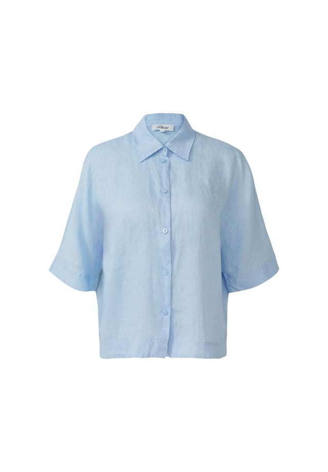 Льняная блузка-рубашка с рукавом 3/4 S.Oliver, синий
Льняная блузка-рубашка с рукавом 3/4 S.Oliver, синий