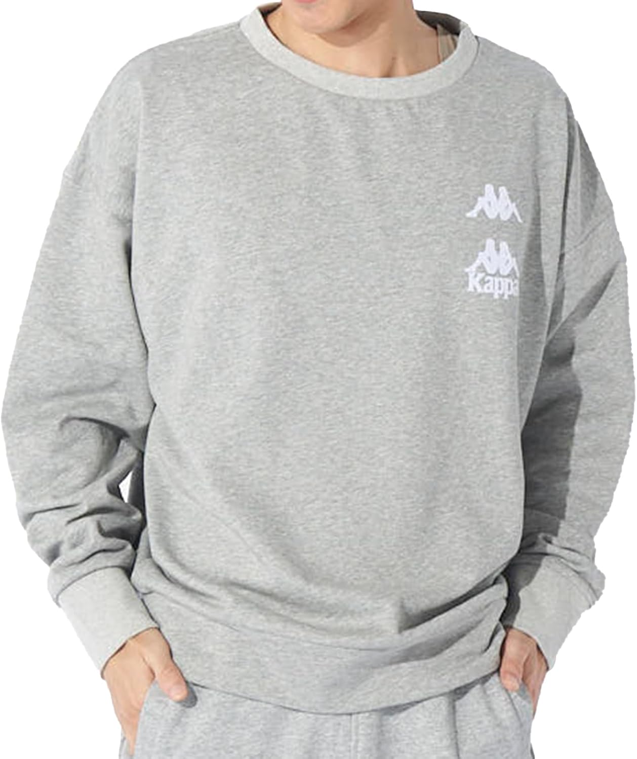 Мужская толстовка с круглым вырезом и логотипом спереди 244309 Kappa, светло-серый
Мужская толстовка с круглым вырезом и логотипом спереди 244309 Kappa, светло-серый
