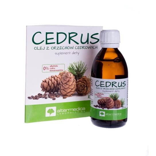 Cedrus, кедровое масло, БАД, 100 мл Alter Medica
Cedrus, кедровое масло, БАД, 100 мл Alter Medica