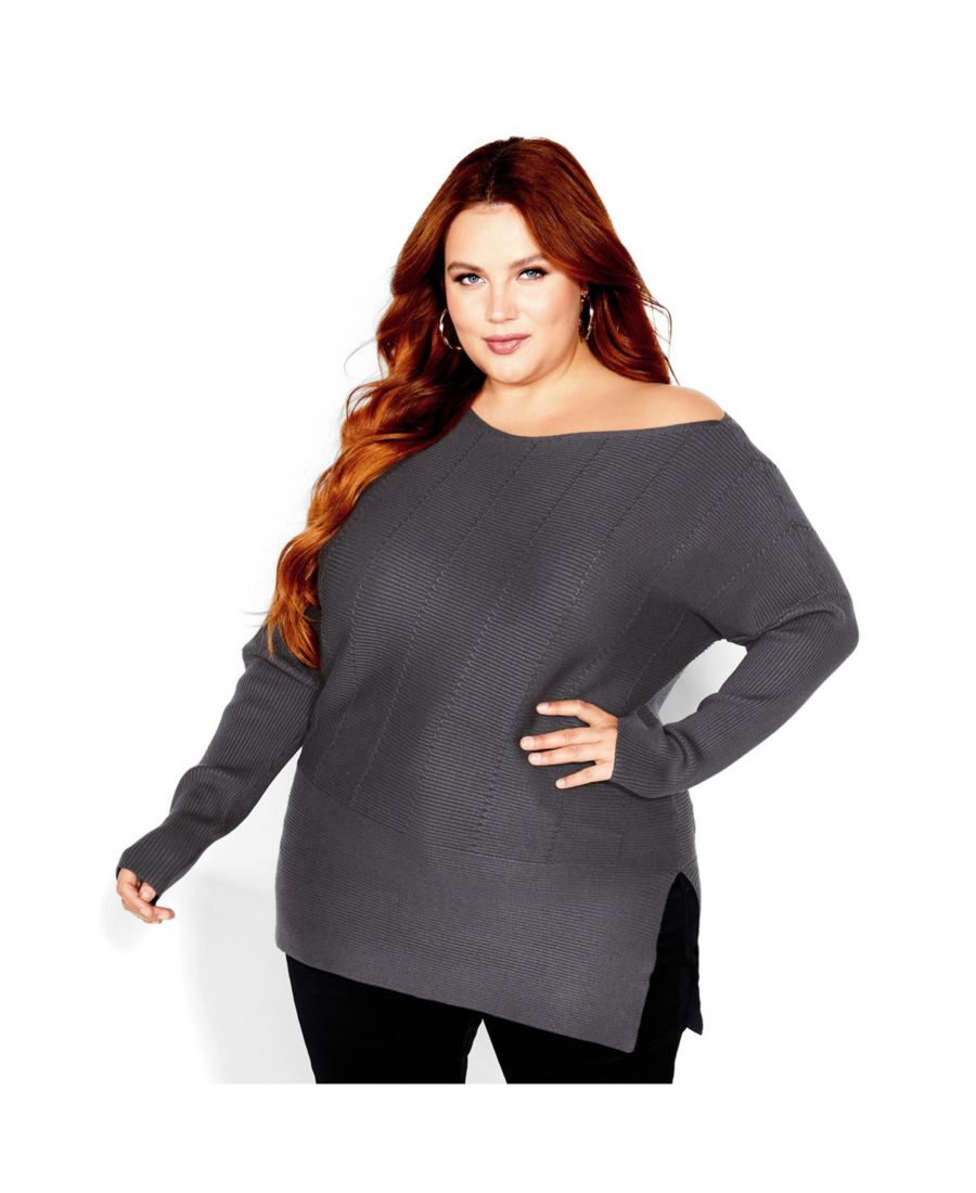 Женский свитер Lean In CITY CHIC, Smoke
Женский свитер Lean In CITY CHIC, Smoke