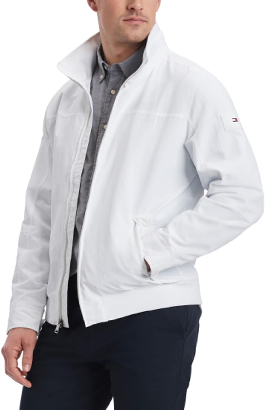 Легкая мужская водонепроницаемая куртка-бомбер Tommy Hilfiger Regatta, Sustainable Optic White
Легкая мужская водонепроницаемая куртка-бомбер Tommy Hilfiger Regatta, Sustainable Optic White