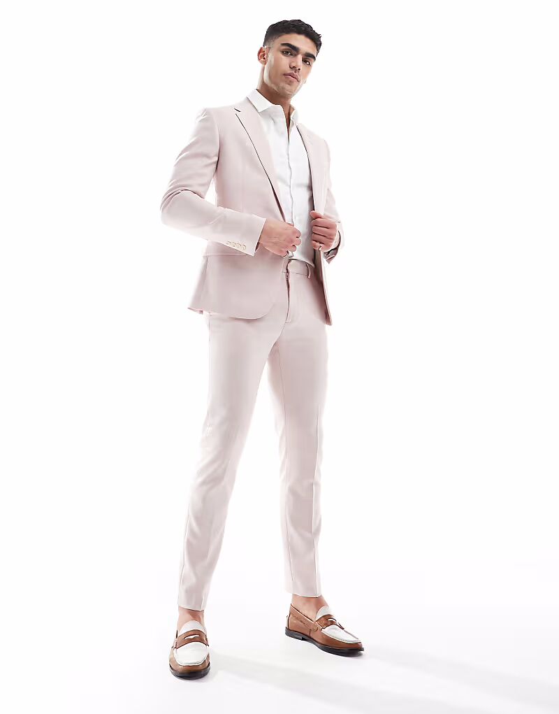 Узкие брюки River Island в средне-розовом цвете
Узкие брюки River Island в средне-розовом цвете