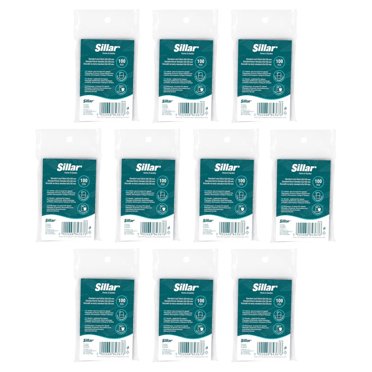 10 коллекционных конвертов для карт Classic Card Game, 50 микрон, 65x100 Sillar
10 коллекционных конвертов для карт Classic Card Game, 50 микрон, 65x100 Sillar