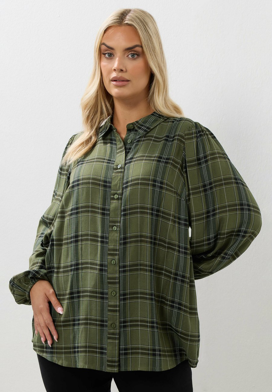 Блуза Yours Clothing Button-down blouse, Khaki
Блуза Yours Clothing Button-down blouse, Khaki