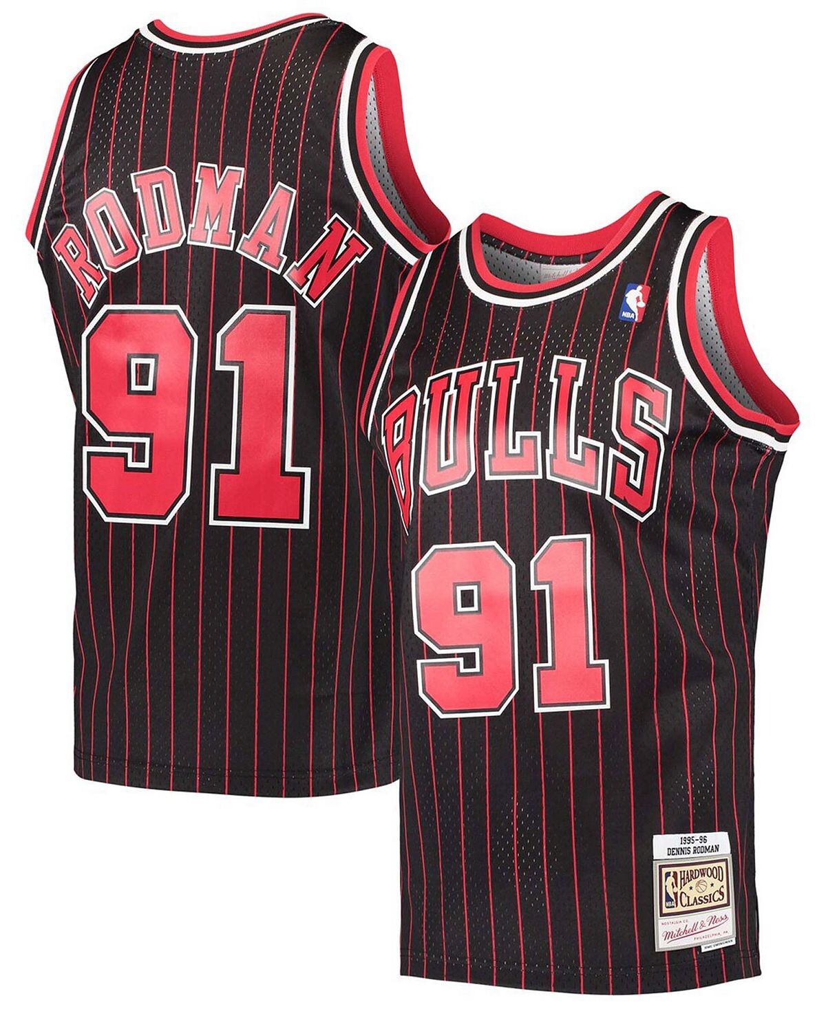 Мужская черная джерси Swingman Dennis Rodman Chicago Bulls Hardwood Classics Mitchell & Ness
Мужская черная джерси Swingman Dennis Rodman Chicago Bulls Hardwood Classics Mitchell & Ness