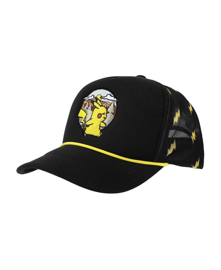 Мужская черная кепка-тракер с рисунком Пикачу и молнии Pokemon, Pok thunderbolt
Мужская черная кепка-тракер с рисунком Пикачу и молнии Pokemon, Pok thunderbolt