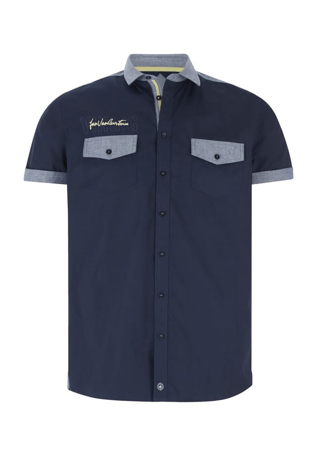 Рубашка с короткими рукавами herkko Jan Vanderstorm, синий
Рубашка с короткими рукавами herkko Jan Vanderstorm, синий