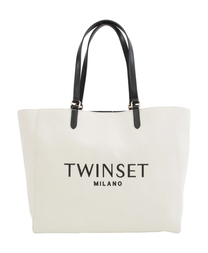 Натуральная сумка-шоппер Twinset, белый
Натуральная сумка-шоппер Twinset, белый