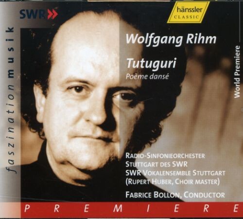 CD диск Rihm / Huber / Bollon / Radio So Stuttgart Des Swr: Tutuguri Poeme Danse for Speaker Choir & Lge Orch 
CD диск Rihm / Huber / Bollon / Radio So Stuttgart Des Swr: Tutuguri Poeme Danse for Speaker Choir & Lge Orch