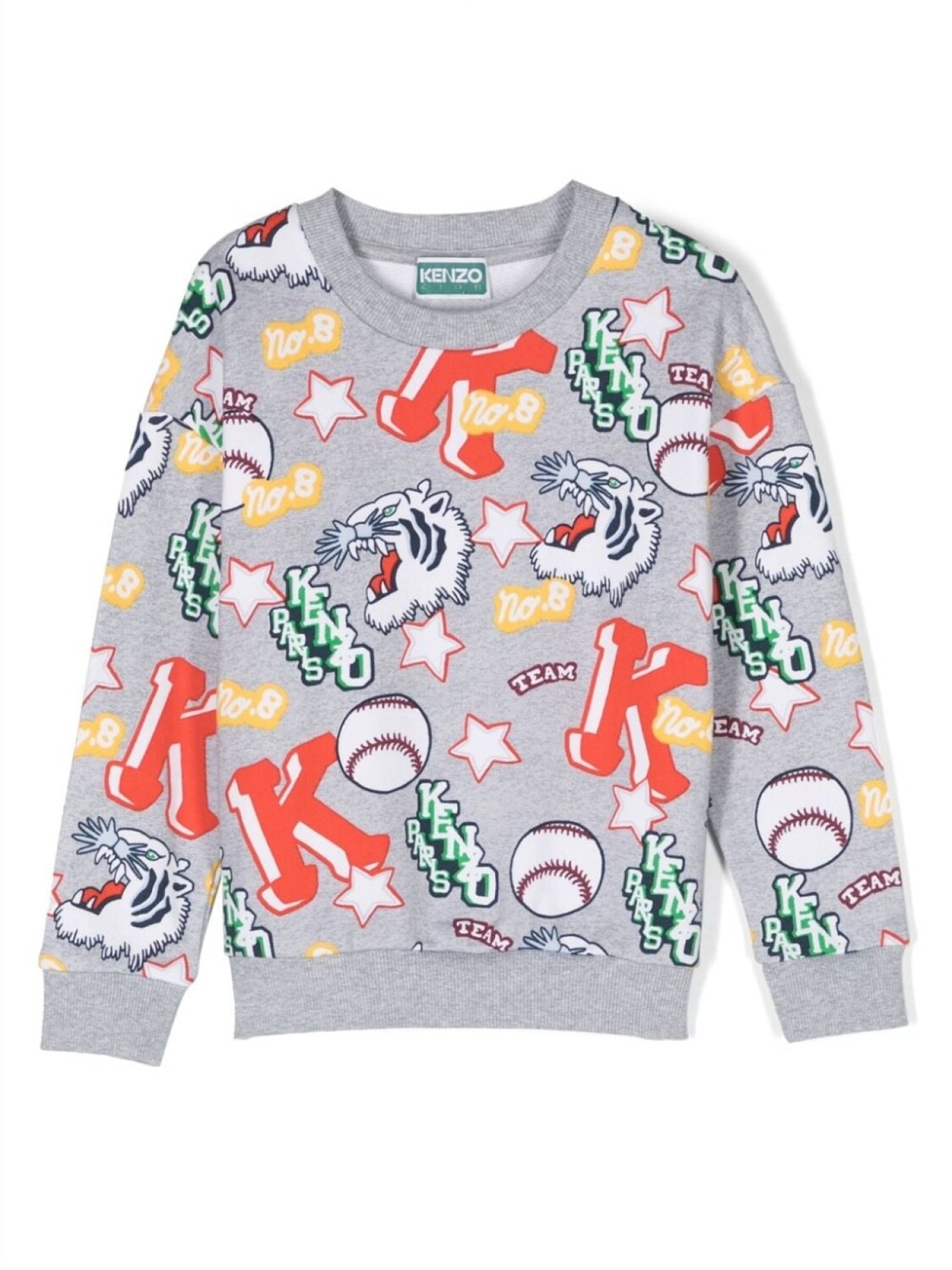 Kenzo Kids толстовка с графичным принтом, серый
Kenzo Kids толстовка с графичным принтом, серый