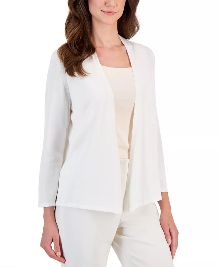 Женский кардиган с длинными рукавами, Regular & Petite Kasper, белый
Женский кардиган с длинными рукавами, Regular & Petite Kasper, белый