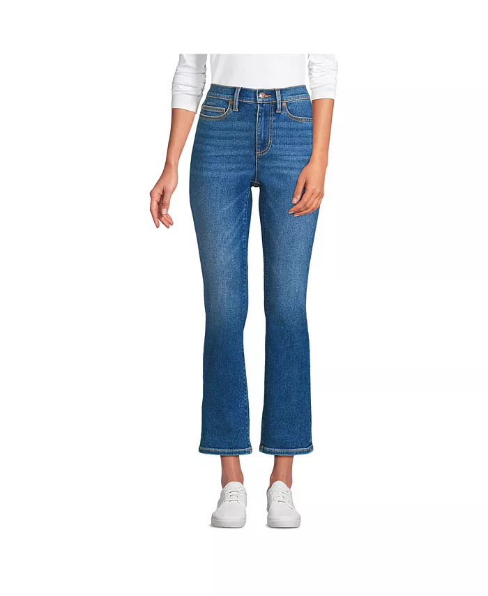 Женские джинсы Recover Denim с высокой талией и клеш Lands' End, синий
Женские джинсы Recover Denim с высокой талией и клеш Lands' End, синий