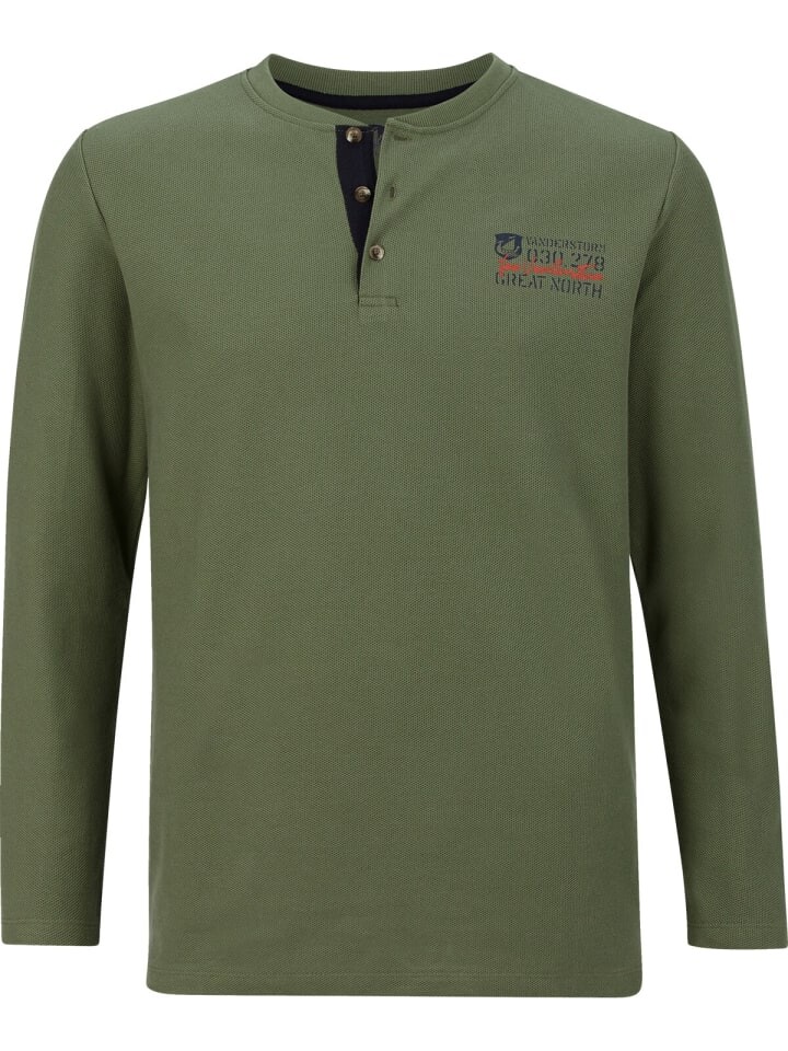 Рубашка с длинным рукавом Jan Vanderstorm IVOR, оливковый
Рубашка с длинным рукавом Jan Vanderstorm IVOR, оливковый