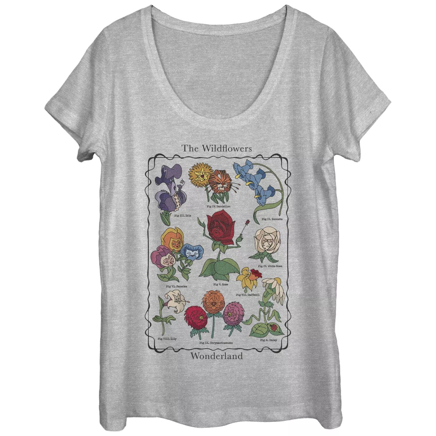 Футболка с цветами «Алиса в стране чудес» Disney's Juniors Licensed Character
Футболка с цветами «Алиса в стране чудес» Disney's Juniors Licensed Character