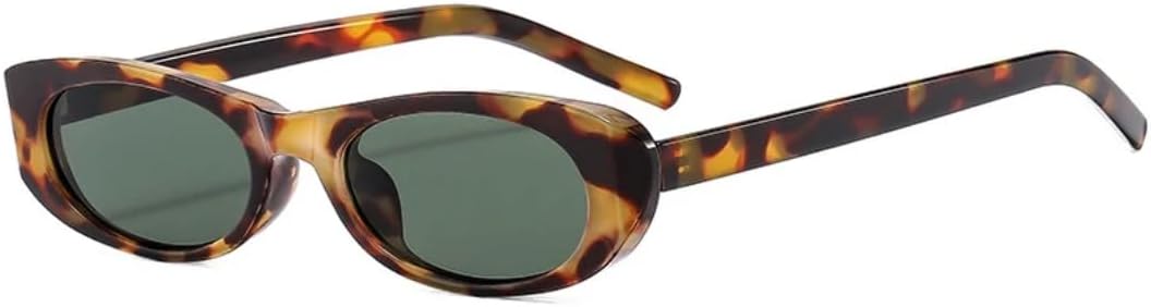 Солнцезащитные очки с защитой UV400 | Овальные, черные, в стиле панк, маленькие | для женщин и мужчин, для занятий спортом на открытом воздухе и вождения DSVIGF, Leopard Green
Солнцезащитные очки с защитой UV400 | Овальные, черные, в стиле панк, маленькие | для женщин и мужчин, для занятий спортом на открытом воздухе и вождения DSVIGF, Leopard Green