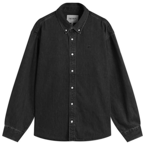 Джинсовая рубашка Лукас Carhartt Wip, Black Stone Washed
Джинсовая рубашка Лукас Carhartt Wip, Black Stone Washed