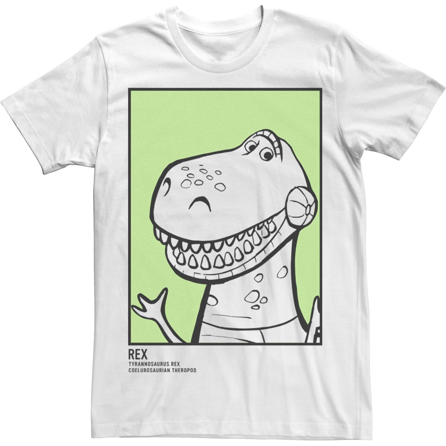 Мужская футболка Toy Story 4 Rex ID Card Panel Panel Licensed Character
Мужская футболка Toy Story 4 Rex ID Card Panel Panel Licensed Character