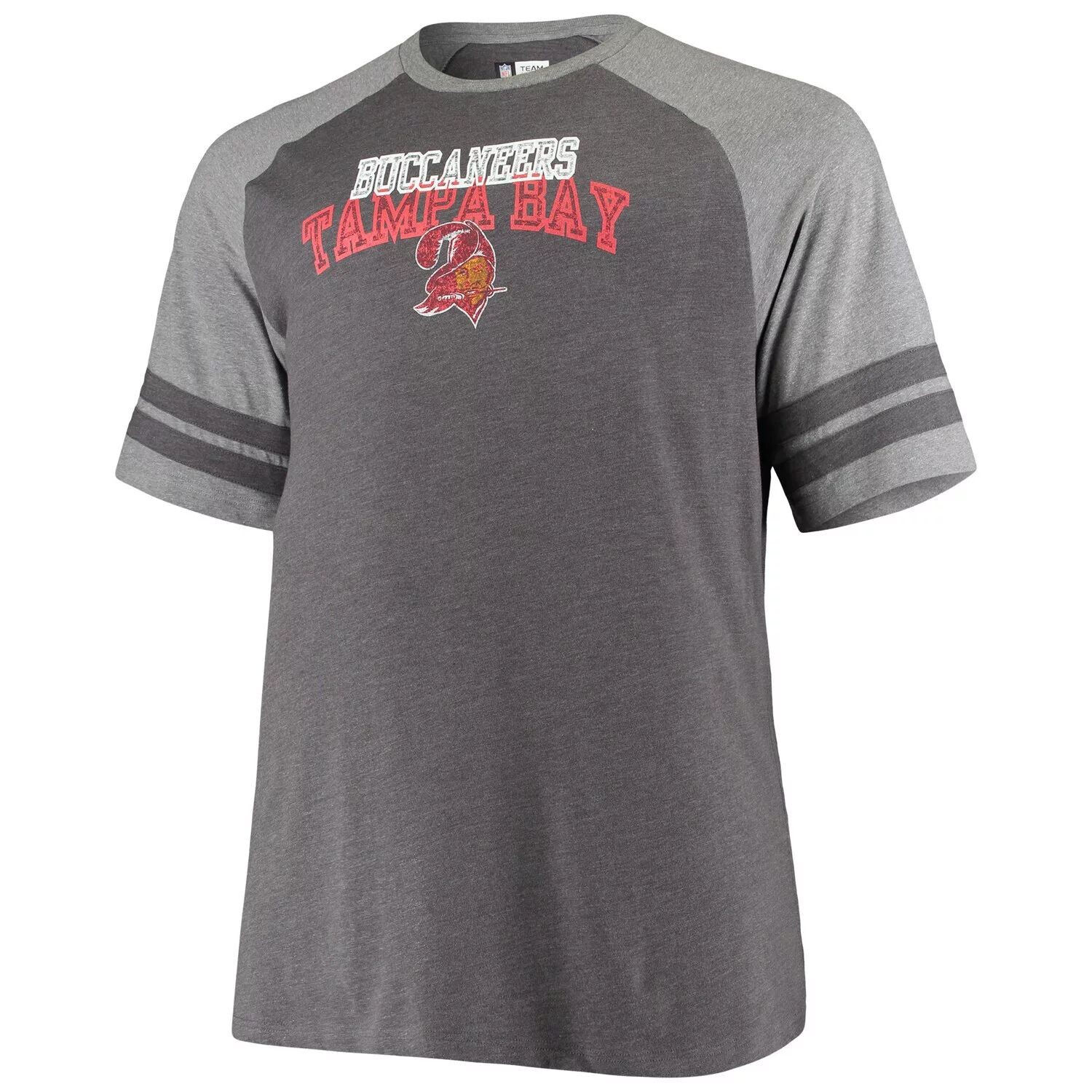 Мужская фирменная черная/серая футболка Tampa Bay Buccaneers Big & Tall Throwback с двумя полосками реглан Fanatics, Черный, Мужская фирменная черная/серая футболка Tampa Bay Buccaneers Big & Tall Throwback с двумя полосками реглан Fanatics
Мужская фирменная черная/серая футболка Tampa Bay Buccaneers Big & Tall Throwback с двумя полосками реглан Fanatics, Черный, Мужская фирменная черная/серая футболка Tampa Bay Buccaneers Big & Tall Throwback с двумя полосками реглан Fanatics