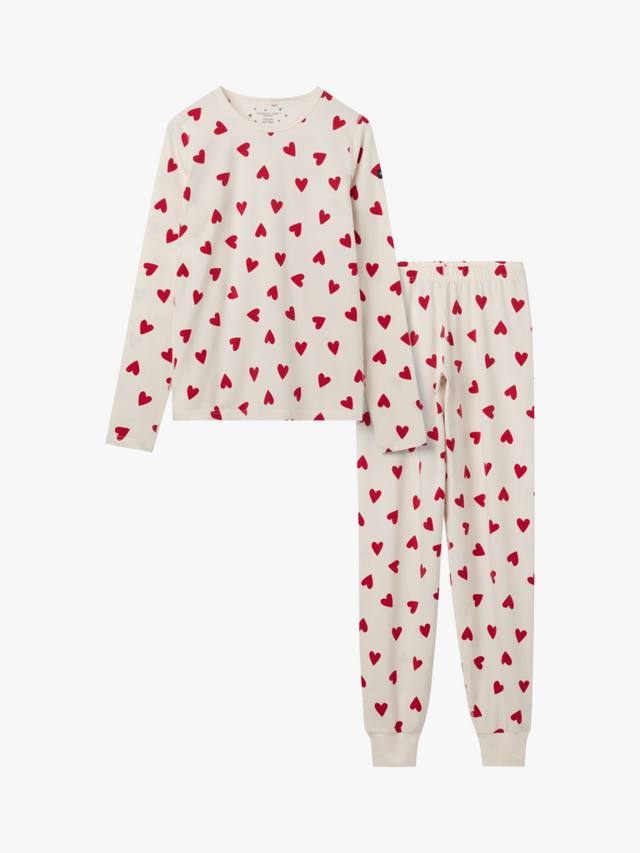 Пижамный комплект с принтом в виде сердечек из хлопковой смеси Polarn O. Pyret, White
Пижамный комплект с принтом в виде сердечек из хлопковой смеси Polarn O. Pyret, White