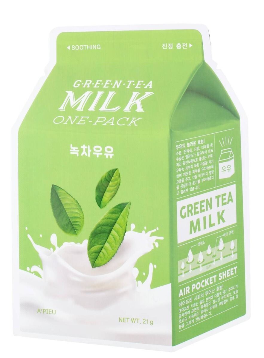 Тканевая маска A'Pieu Green Tea & Milk, 21 g
Тканевая маска A'Pieu Green Tea & Milk, 21 g
