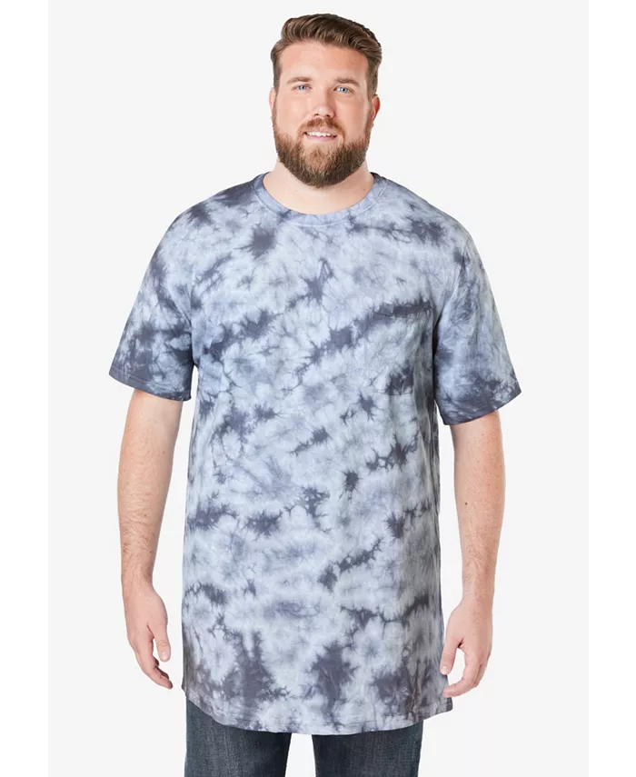 Большая и высокая футболка с карманом и длинным рукавом без усадки Kingsize, серый
Большая и высокая футболка с карманом и длинным рукавом без усадки Kingsize, серый