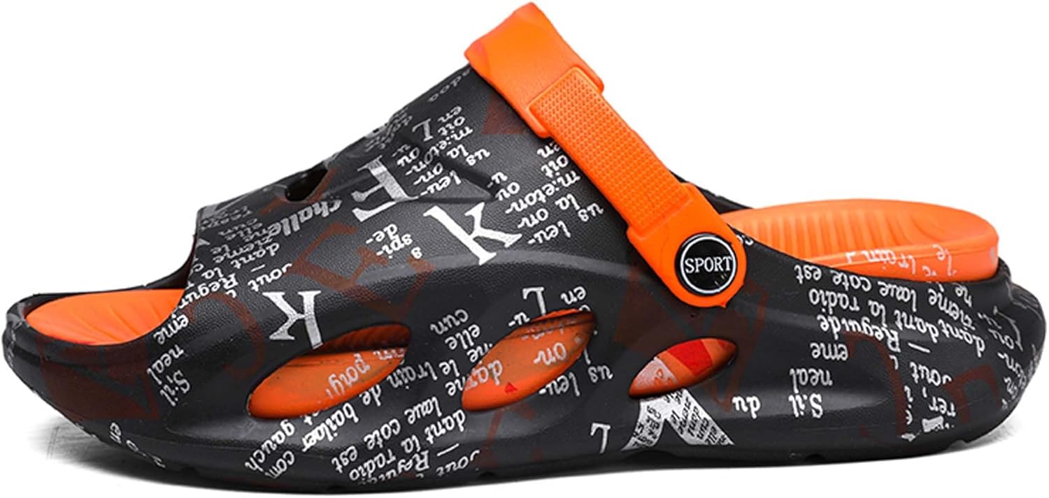 Сандалии и шлепанцы с отверстиями для мужчин для внешней носки, против скольжения Cyyds, черный
Сандалии и шлепанцы с отверстиями для мужчин для внешней носки, против скольжения Cyyds, черный