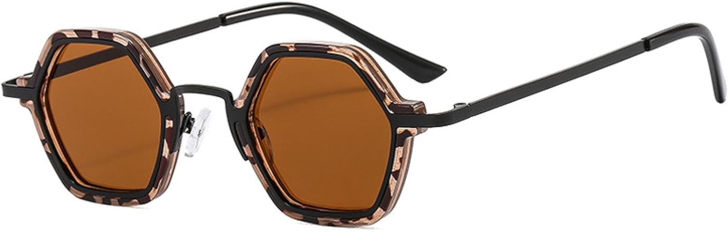 Ретро-солнцезащитные очки Polygon для женщин, модные очки с прозрачными линзами и градиентом цвета океана для мужчин, трендовые панк-солнцезащитные очки с защитой от УФ-излучения UV400 VVTWSSW, Amber Tea
Ретро-солнцезащитные очки Polygon для женщин, модные очки с прозрачными линзами и градиентом цвета океана для мужчин, трендовые панк-солнцезащитные очки с защитой от УФ-излучения UV400 VVTWSSW, Amber Tea