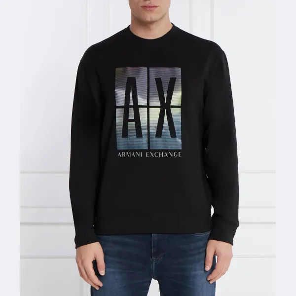 Толстовка обычного кроя Armani Exchange, черный
Толстовка обычного кроя Armani Exchange, черный