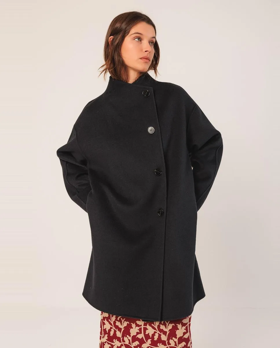 Женское пальто с длинным рукавом и круглым вырезом Indi & Cold, темно-синий
Женское пальто с длинным рукавом и круглым вырезом Indi & Cold, темно-синий