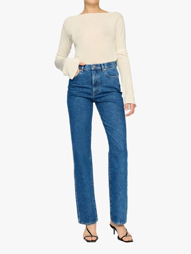 Демисезонные джинсы с высокой посадкой и прямыми штанинами DL1961, синий
Демисезонные джинсы с высокой посадкой и прямыми штанинами DL1961, синий