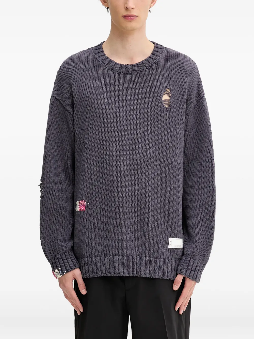 Свитер с эффектом потертости Neighborhood, серый
Свитер с эффектом потертости Neighborhood, серый