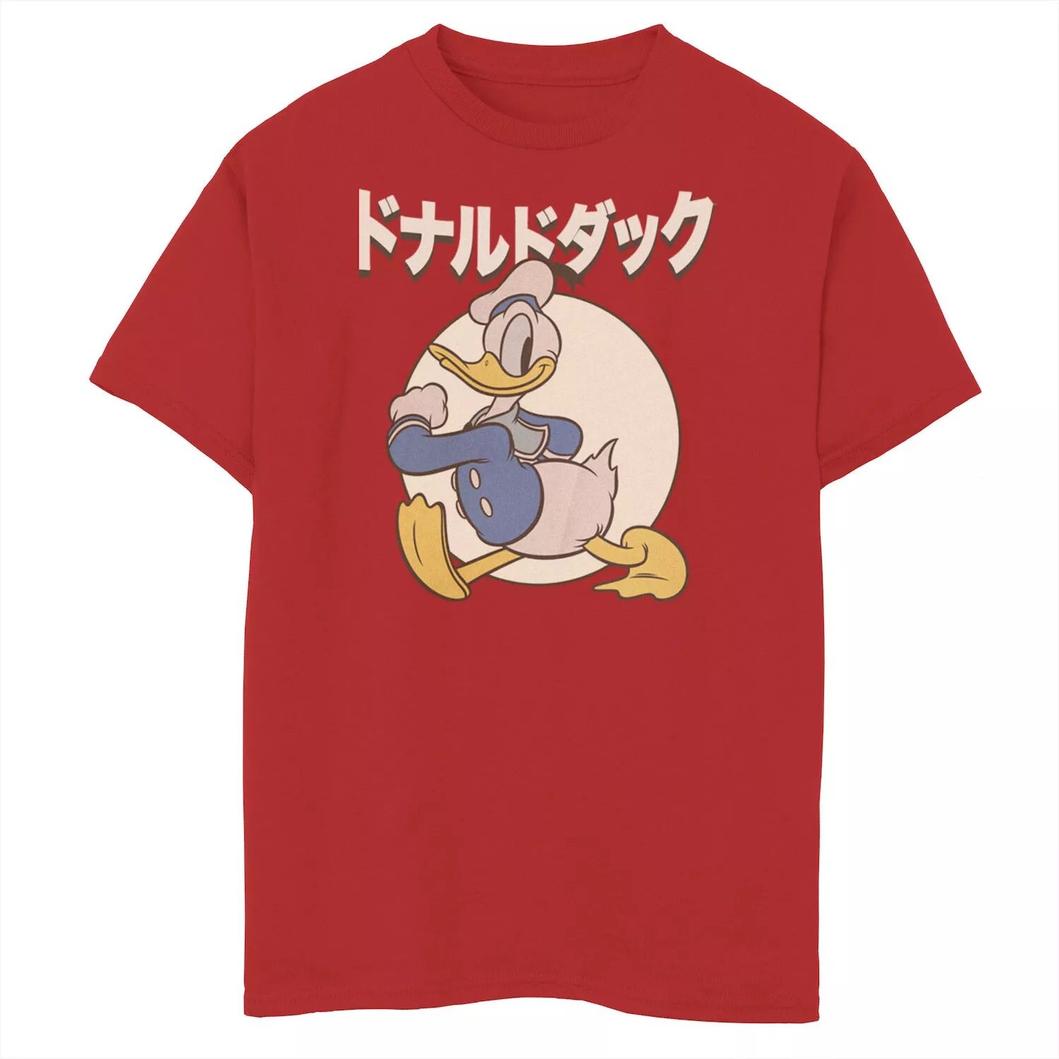 Футболка Disney's Donald Duck для мальчиков 8–20 лет с круглым портретом и кандзи Disney
Футболка Disney's Donald Duck для мальчиков 8–20 лет с круглым портретом и кандзи Disney