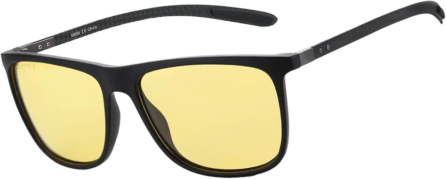 Солнцезащитные очки с защитой от УФ-излучения UV400 | Сверхлегкие линзы | Для женщин и мужчин | Яркие линзы | Для занятий спортом на открытом воздухе и вождения DSVIGF, 008 Night Vision
Солнцезащитные очки с защитой от УФ-излучения UV400 | Сверхлегкие линзы | Для женщин и мужчин | Яркие линзы | Для занятий спортом на открытом воздухе и вождения DSVIGF, 008 Night Vision